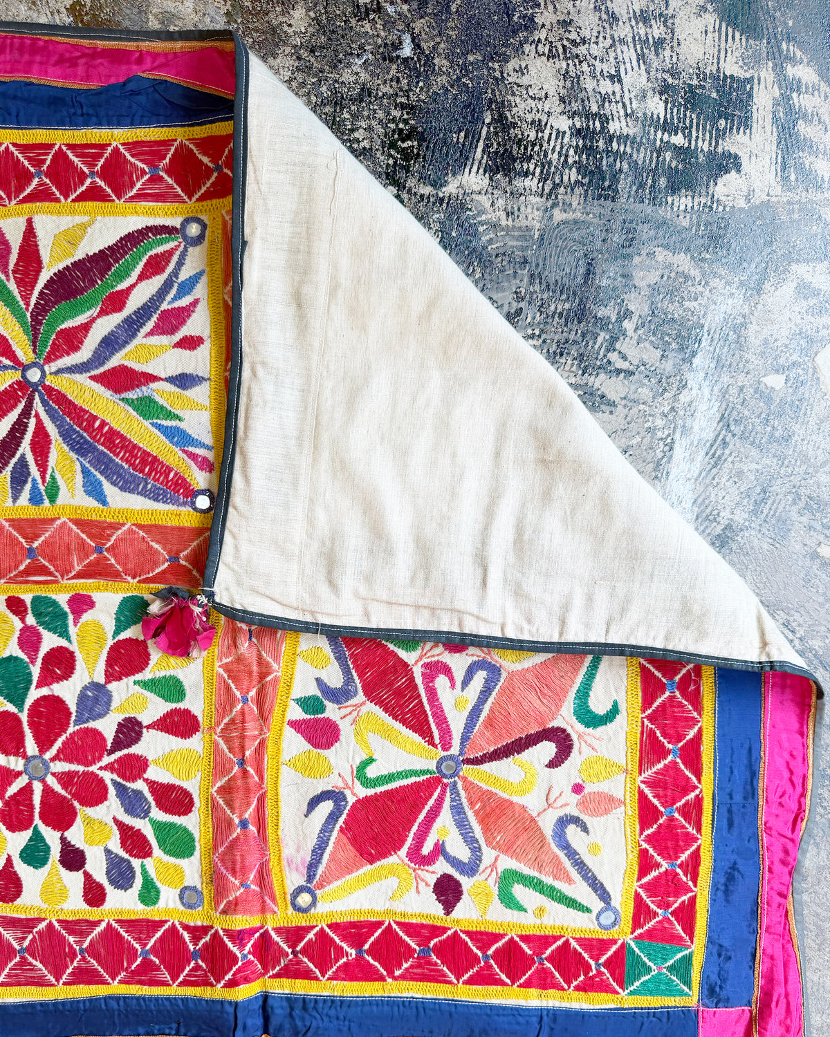 Vintage Embroidery Fabric