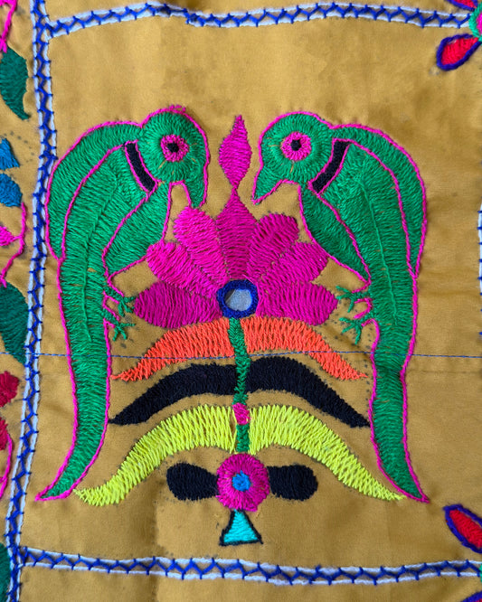 Vintage Embroidery Fabric