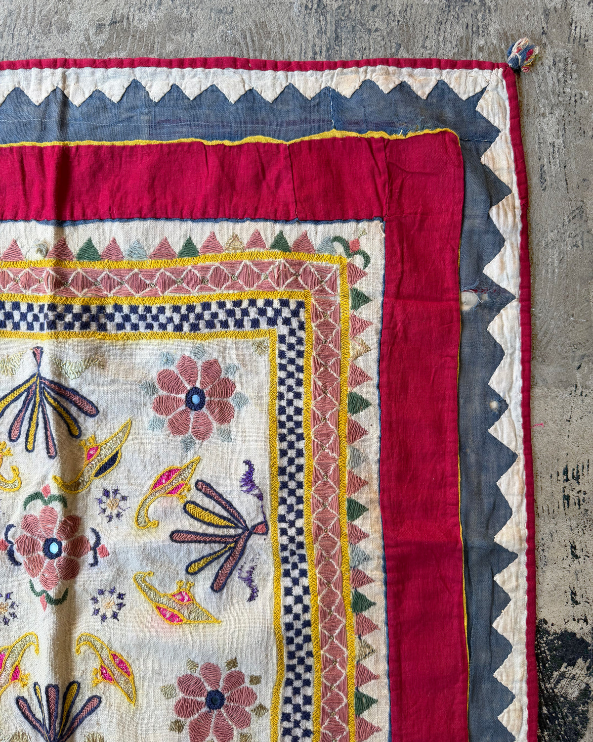 Vintage Embroidery Fabric