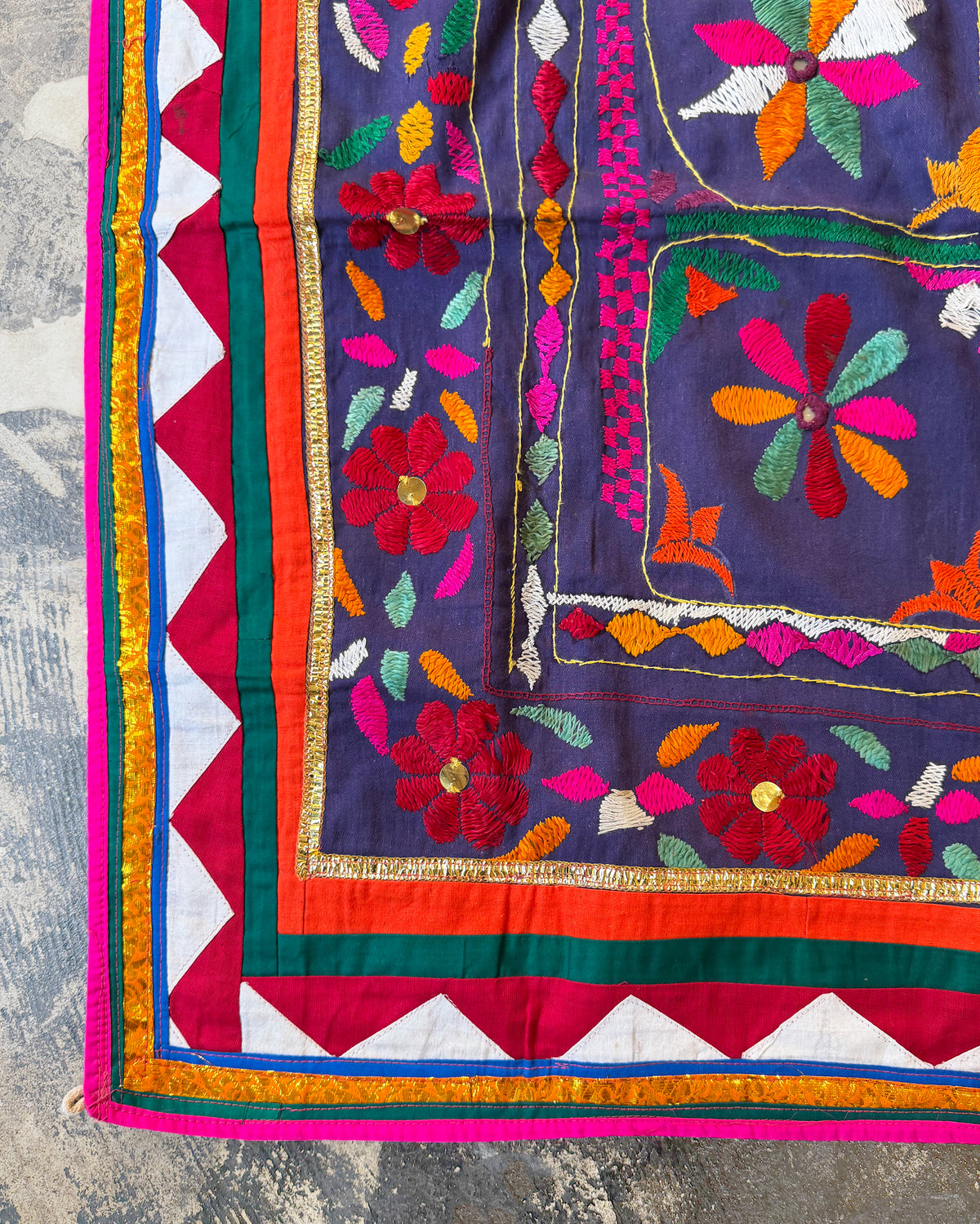 Vintage Embroidery Fabric