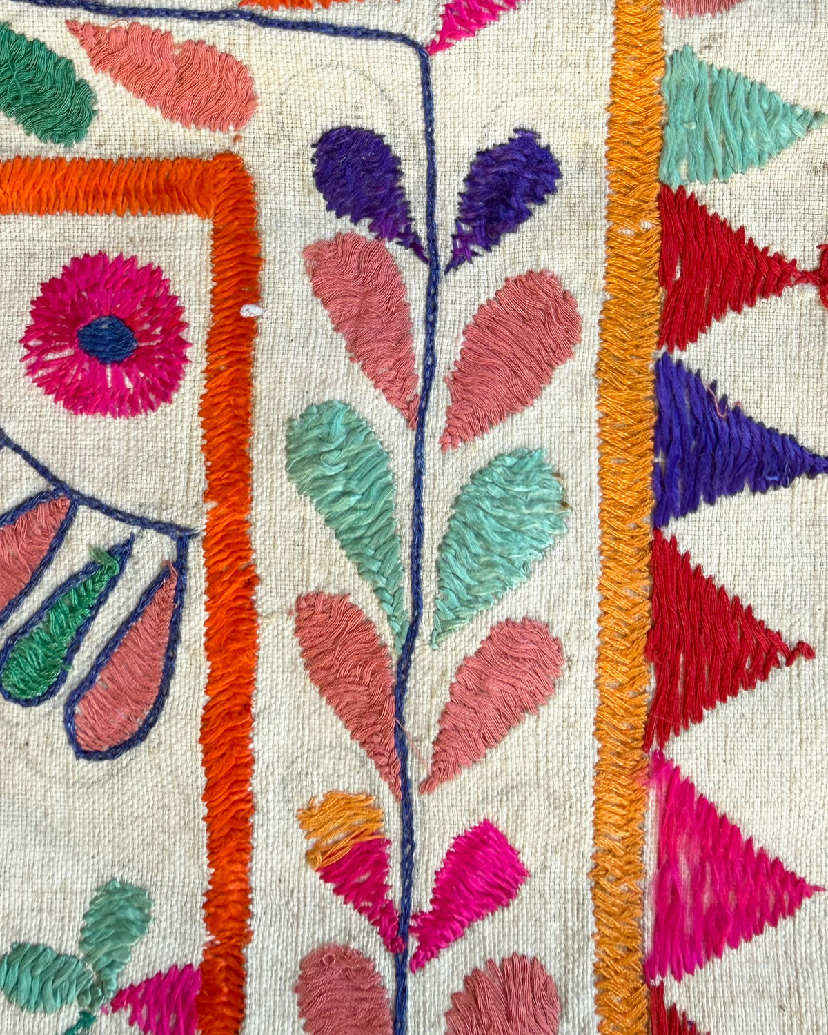 Vintage Embroidery Fabric