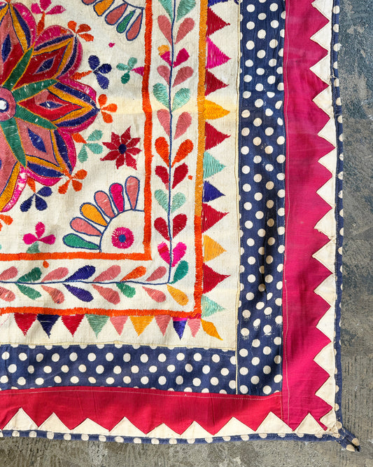 Vintage Embroidery Fabric