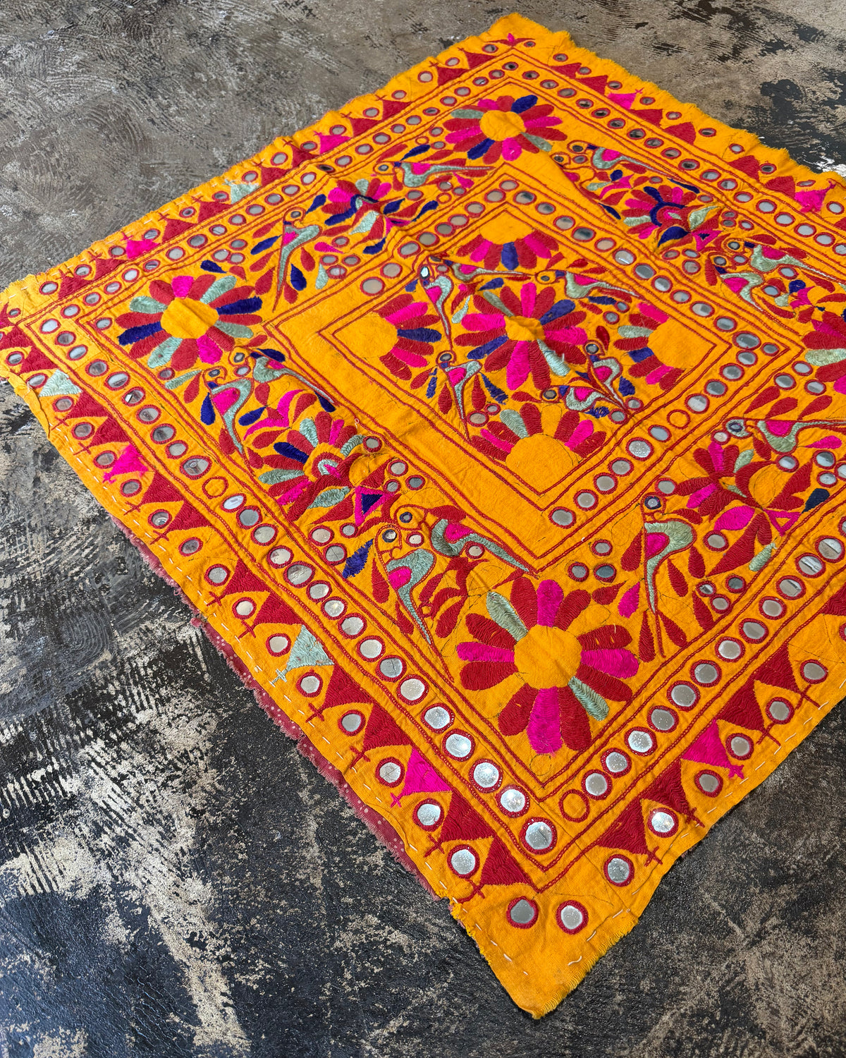 Vintage Embroidery Fabric