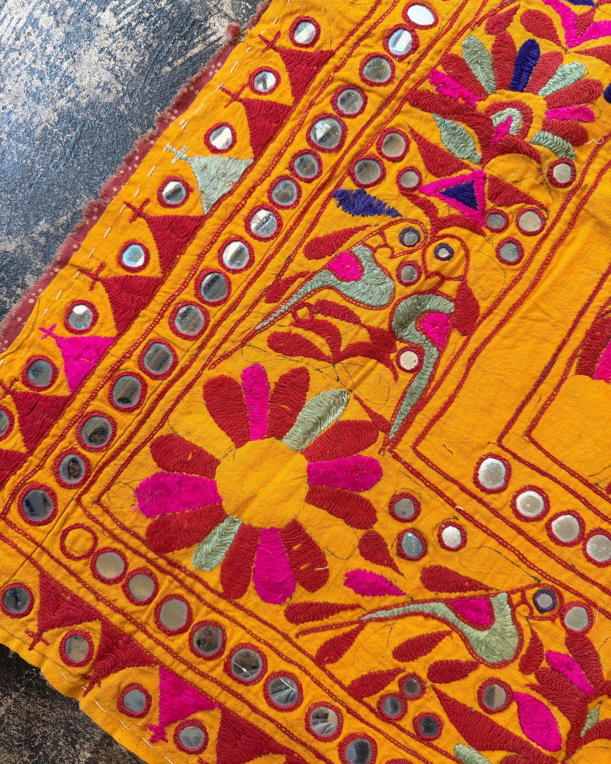 Vintage Embroidery Fabric