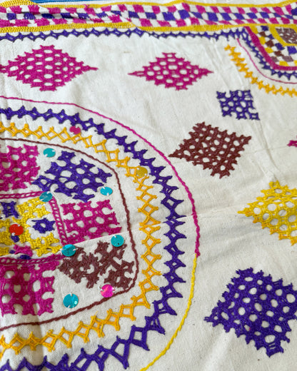 Vintage Embroidery Fabric