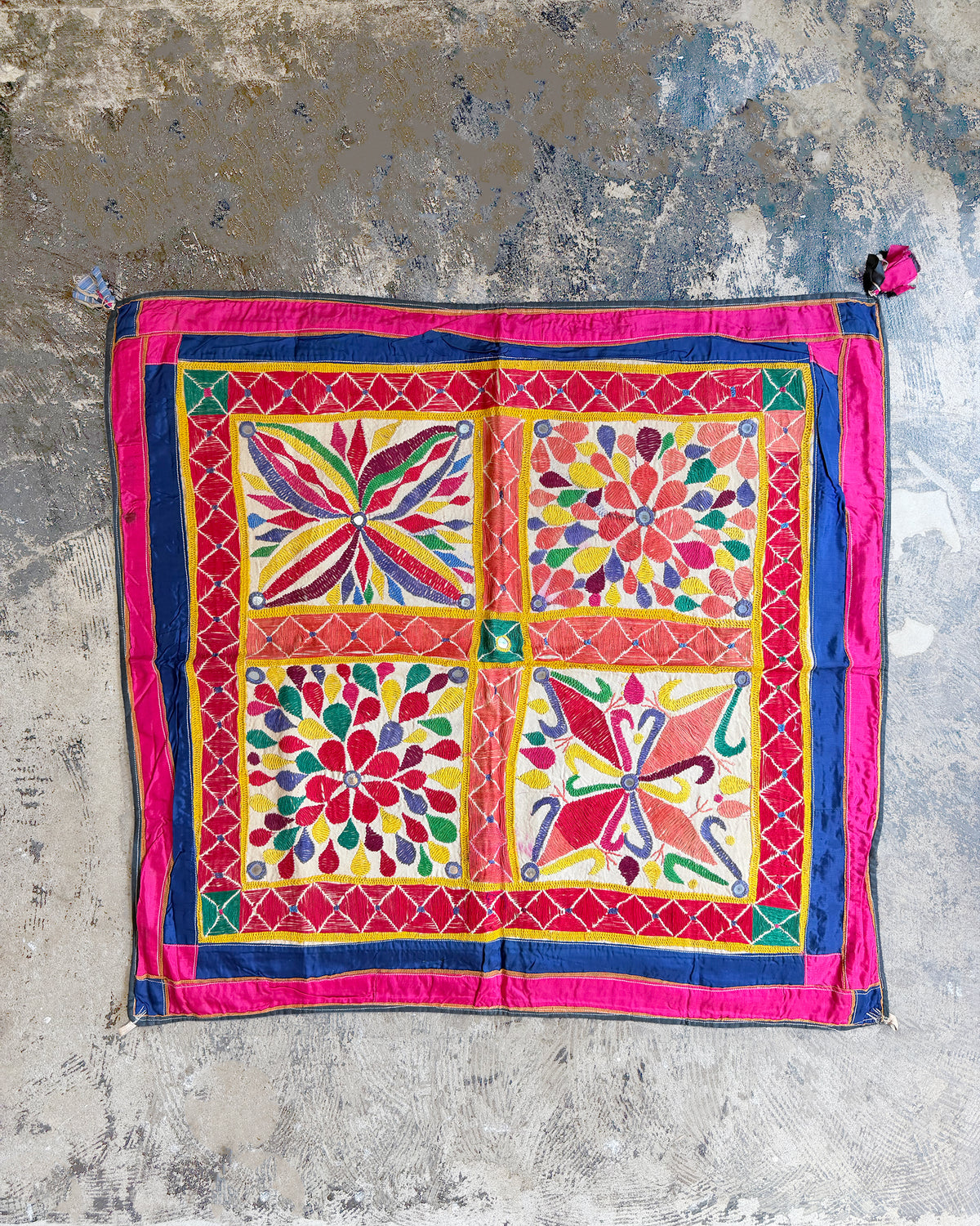 Vintage Embroidery Fabric