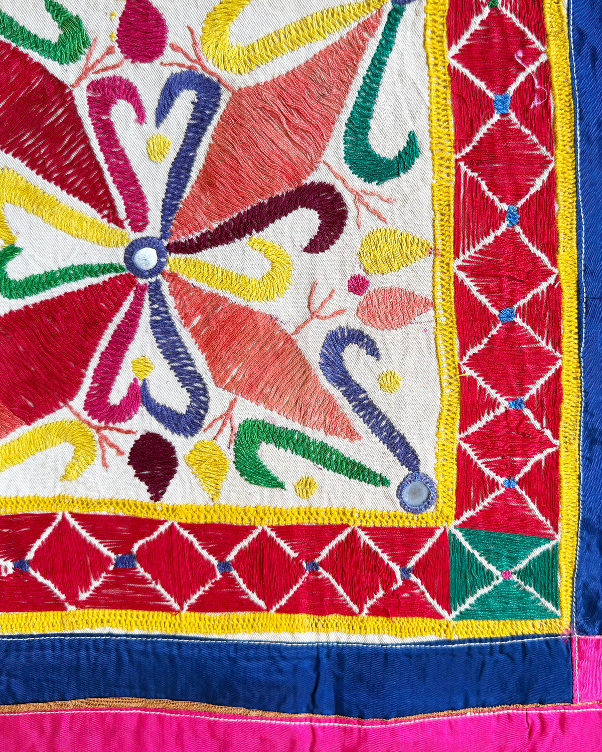 Vintage Embroidery Fabric