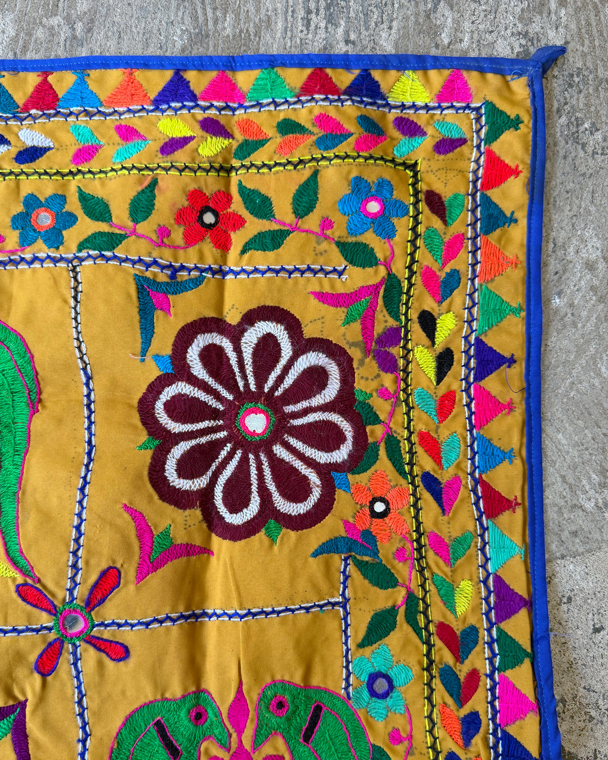 Vintage Embroidery Fabric