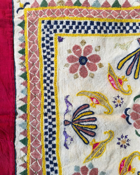 Vintage Embroidery Fabric