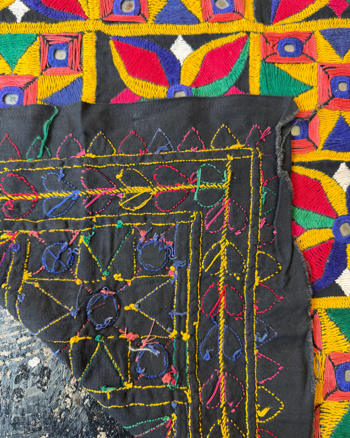 Vintage Embroidery Fabric