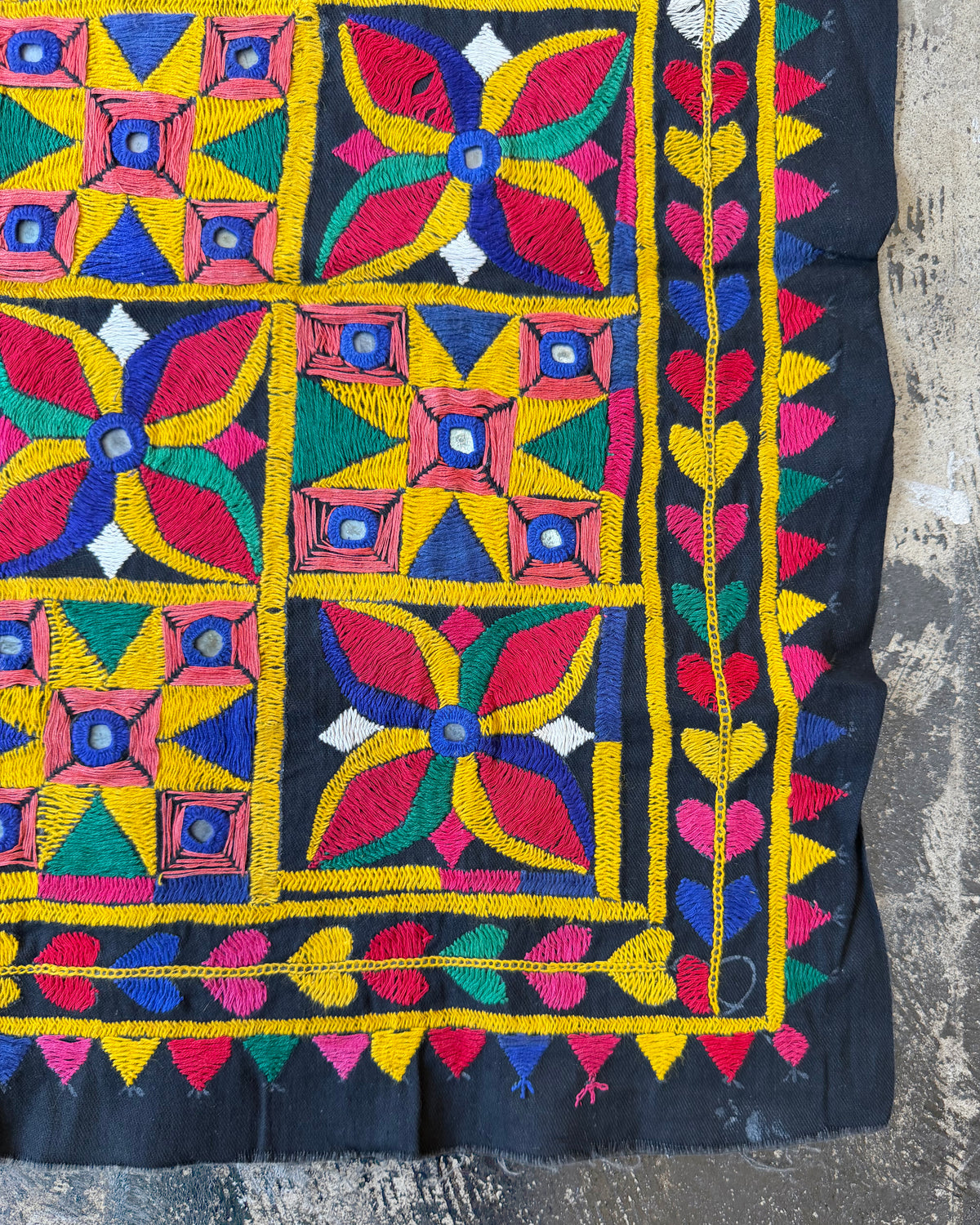 Vintage Embroidery Fabric