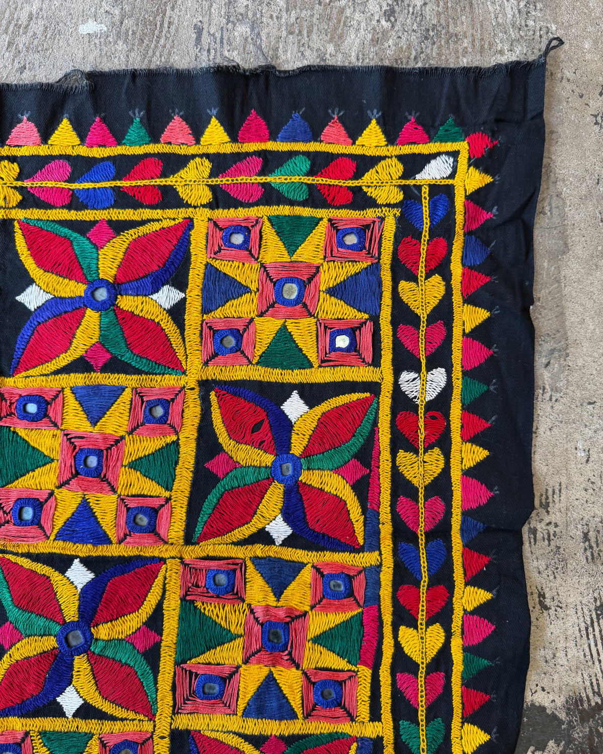 Vintage Embroidery Fabric