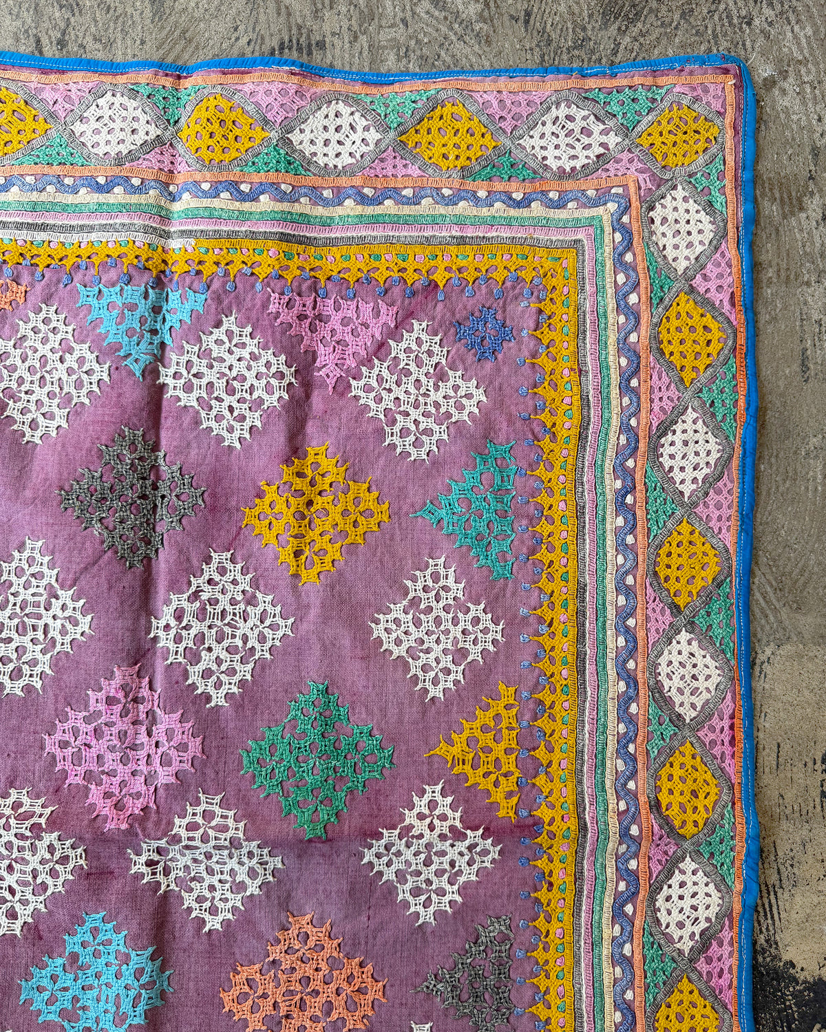 Vintage Embroidery Fabric